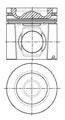 Поршень 87-434400-10 NURAL
