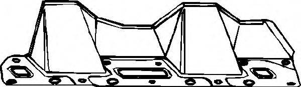 Прокладка, выпускной коллектор 702.714 ELRING