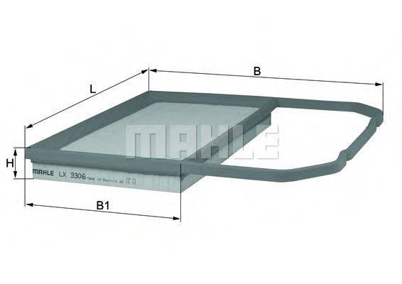 Фильтр воздушный LX 3306 KNECHT