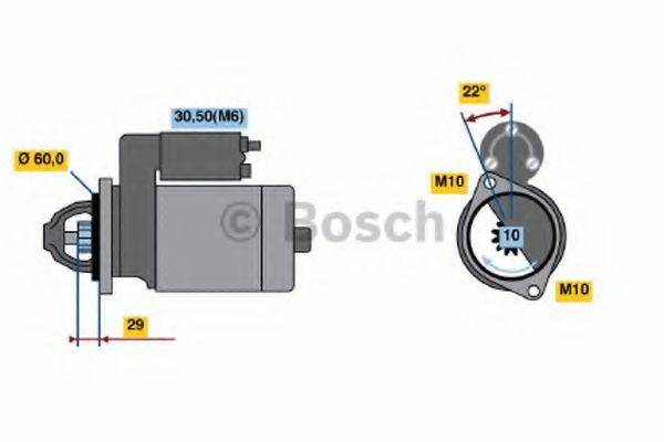 Стартер 0 986 021 320 BOSCH