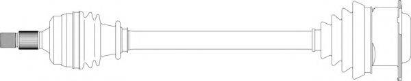 Приводной вал CI3006 GENERAL RICAMBI