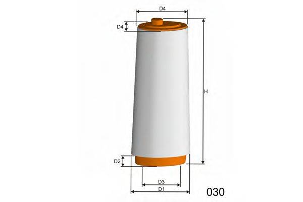 Фильтр воздушный R404 MISFAT