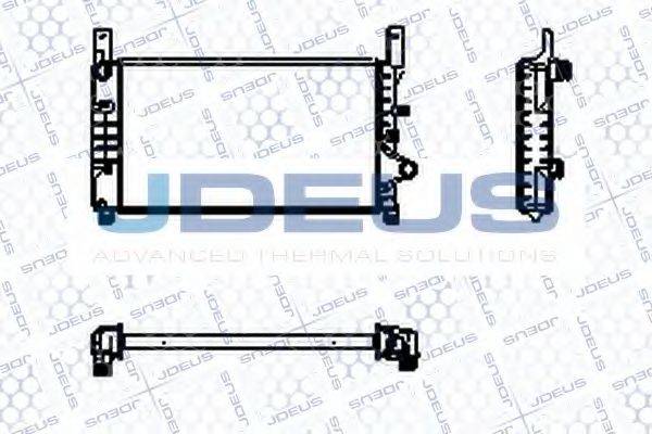 Радиатор, охлаждение двигателя RA0120520 JDEUS