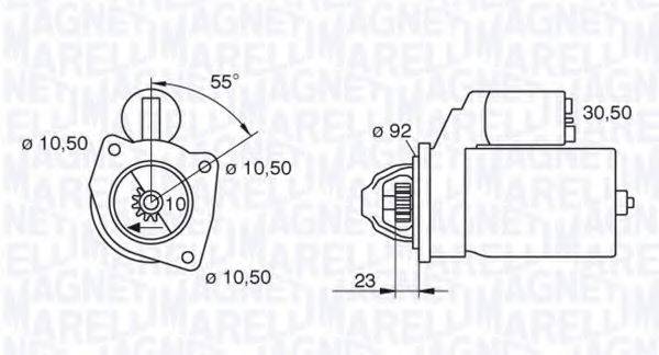 Стартер 063227569010 MAGNETI MARELLI