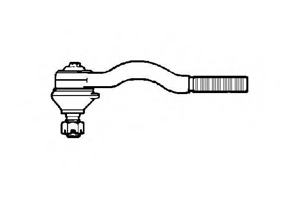Наконечник поперечной рулевой тяги