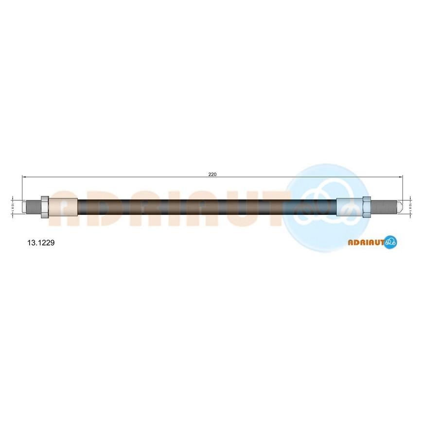 Шланг тормозной задн. Scorpio Sierra 13.1229 ADRIAUTO