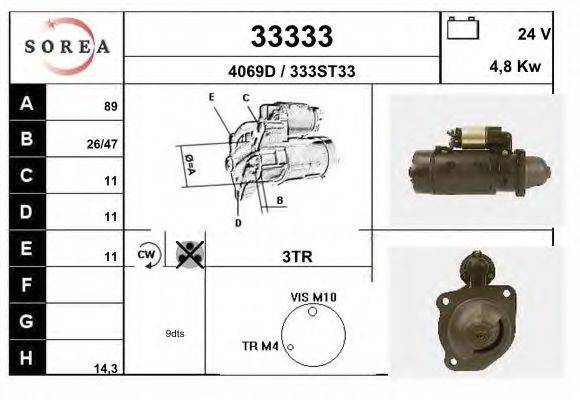 Стартер 33333 EAI