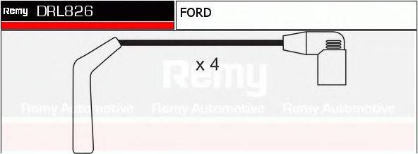 DRL826 REMY Комплект проводов зажигания DRL826 REMY