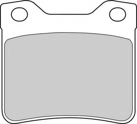 Комплект тормозных колодок, дисковый тормоз DBP341415 DURON