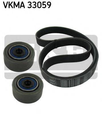 Поликлиновой ременный комплект VKMA 33059 SKF