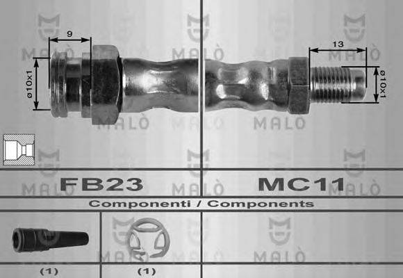 Тормозной шланг 8531 MALO