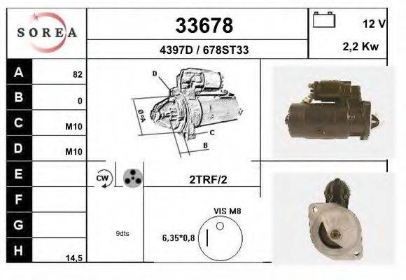 Стартер 33678 EAI