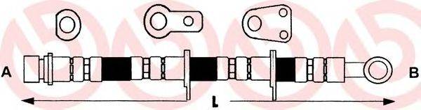 Тормозной шланг T 52 023 BREMBO