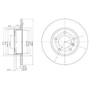 Тормозной диск 10404 LEMFORDER