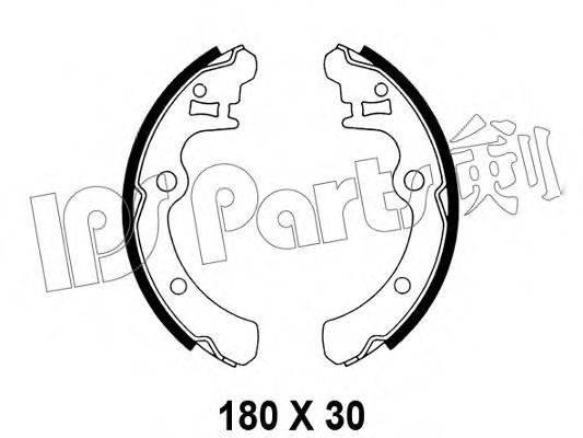 Тормозные колодки IBL-4704 IPS Parts