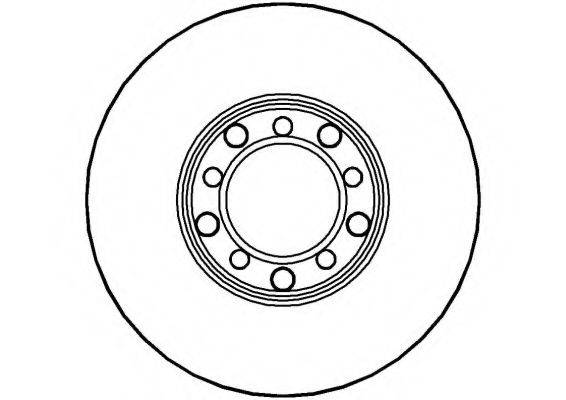 Тормозной диск NBD075 NATIONAL
