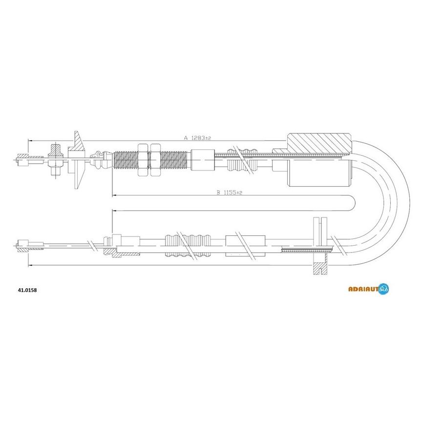 Тросик сцепления Adriauto 41.0158 ADRIAUTO