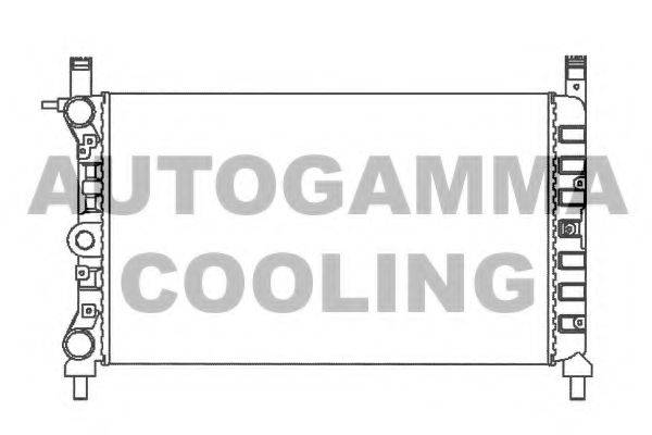 Радиатор, охлаждение двигателя 100318 AUTOGAMMA
