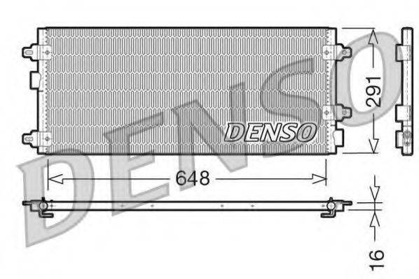 Конденсатор, кондиционер DCN13003 DENSO