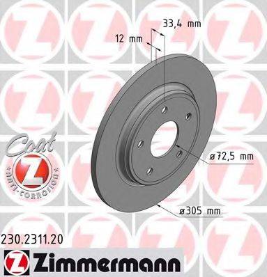 Тормозной диск 23-1382C METELLI