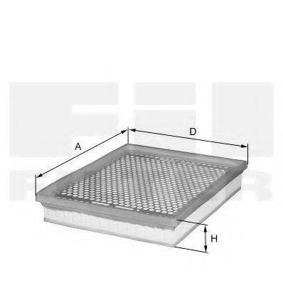 Фильтр воздушный HP 2296 FIL FILTER