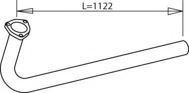 Труба выхлопного газа 47181 DINEX