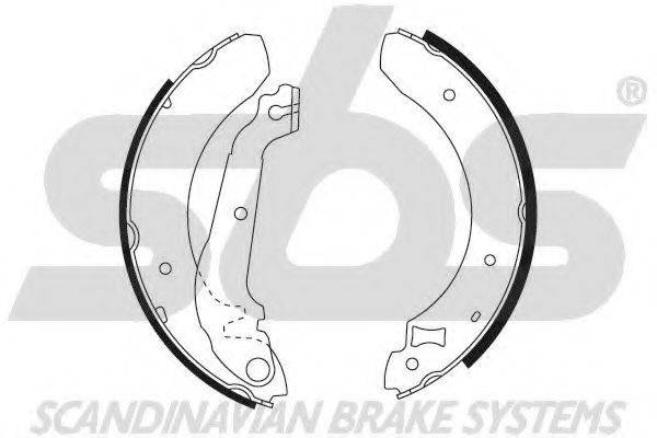 Комплект тормозных колодок 18492725376 SBS