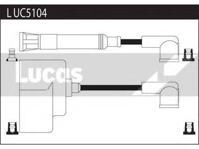 Комплект проводов зажигания LUC5104 LUCAS ELECTRICAL