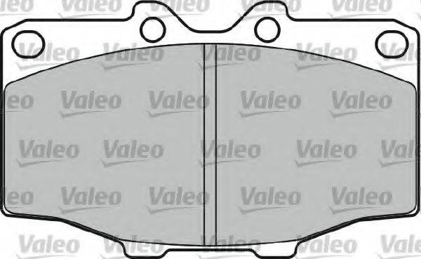 Комплект тормозных колодок, дисковый тормоз 598921 VALEO