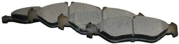 Комплект тормозных колодок, дисковый тормоз 1163708119 JP GROUP