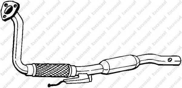 Предглушитель выхлопных газов 148-267 BOSAL