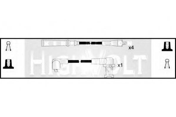 Комплект проводов зажигания OEF209 STANDARD