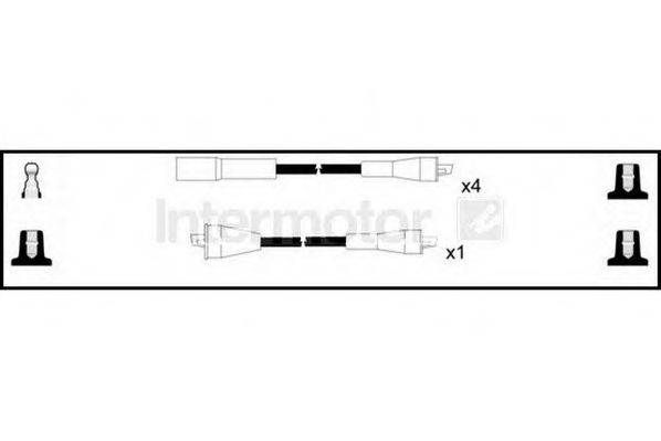 Комплект проводов зажигания 73533 STANDARD