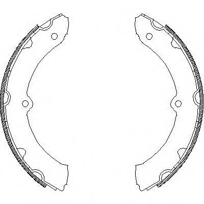 Комплект тормозных колодок 4314.00 ROADHOUSE