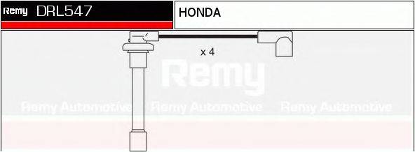 DRL547 REMY Комплект проводов зажигания DRL547 REMY
