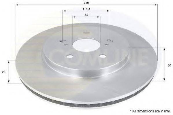 Тормозной диск ADC01158V COMLINE