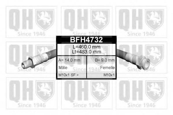 Тормозной шланг BFH4732 QUINTON HAZELL