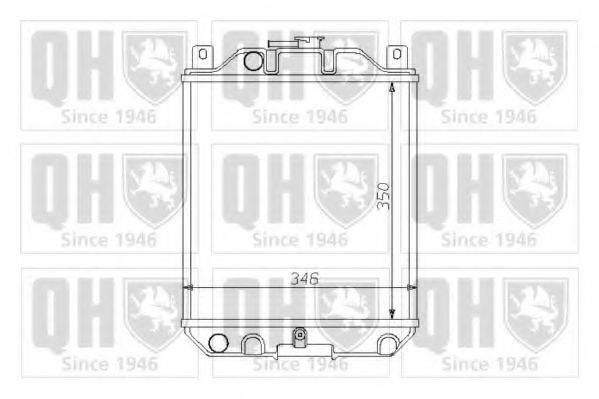 Радиатор, охлаждение двигателя QER1379 QUINTON HAZELL