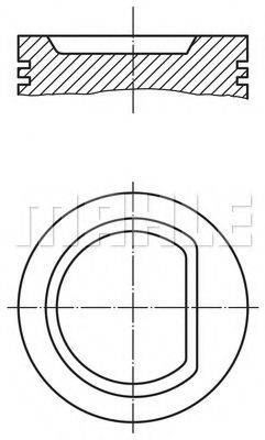 Поршень 039 91 02 MAHLE ORIGINAL