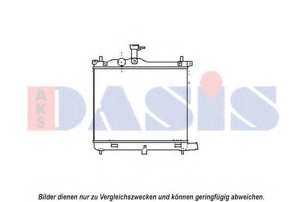 Радиатор, охлаждение двигателя 560082N AKS DASIS
