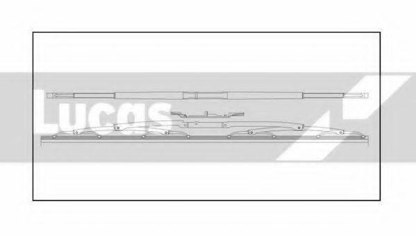 Щетка стеклоочистителя LLWCB21B LUCAS ELECTRICAL