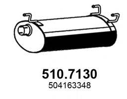 Глушитель выхлопных газов конечный 510.7130 ASSO