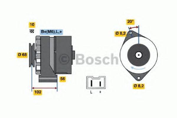 Генератор 0 986 034 740 BOSCH