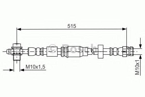 Тормозной шланг 6T48614 LPR