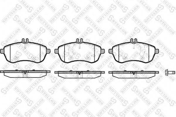 Комплект тормозных колодок 1312 000L-SX STELLOX