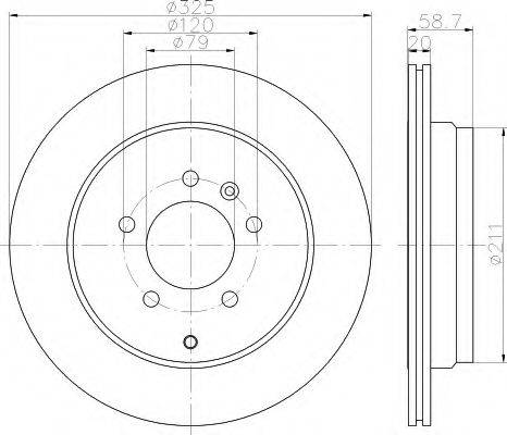 Тормозной диск BDC5734 QUINTON HAZELL