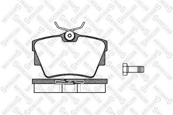 Комплект тормозных колодок 602 030B-SX STELLOX