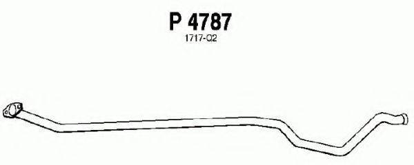 Труба выхлопного газа P4787 FENNO