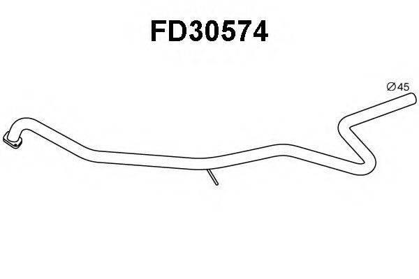 Труба выхлопного газа FD30574 VENEPORTE