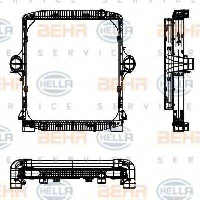 Теплообменник 8MK 376 722-181 HELLA